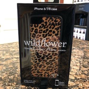 Wildflower Limited Leopard Print Phone Case